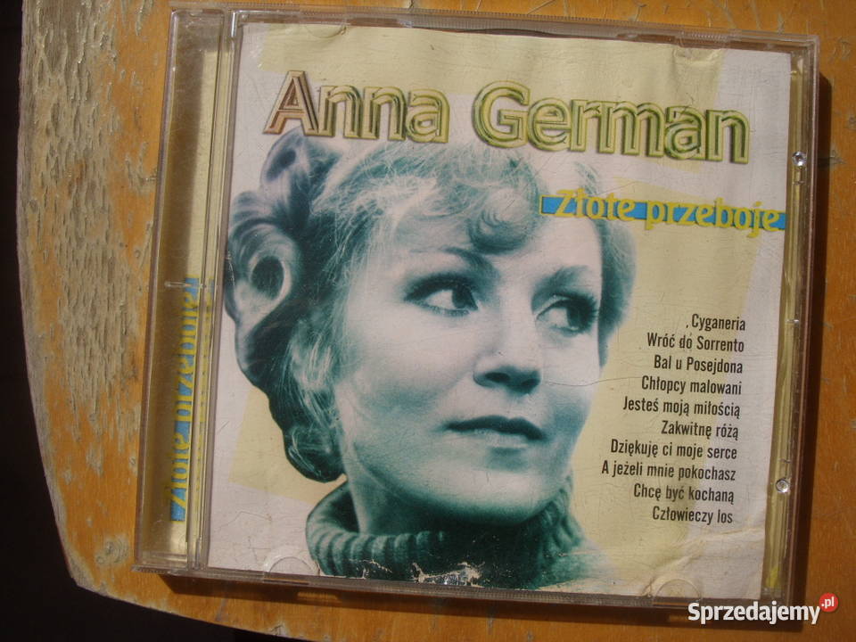 Pop CD ANNA GSRMANZLOTE PRZEBOJE dolnośląskie Wołów