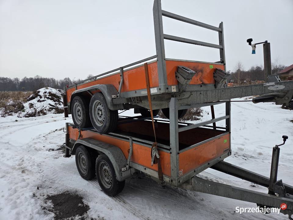Przyczepa pod minikoparkę atec 27 DMC 20 DMC Burtowe i plandeki Namysłów sprzedam