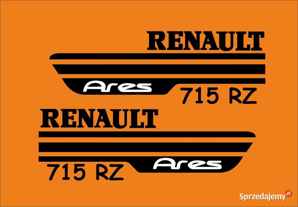 Naklejki Renault ares 715 rz zamienniki Świecie