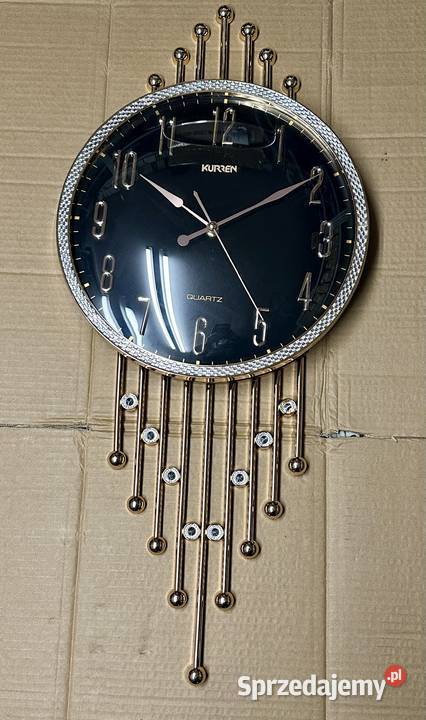 Zegar ścienny salonowy z diamentami Kraków