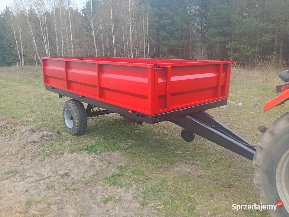Przyczepa jednoosiowa wywrotka 3strony nieuszkodzony