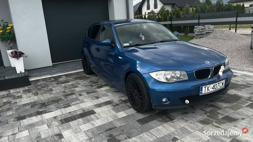 BMW 118i Automat 20 Ben Gaz 2005r światła przeciwmgielne świętokrzyskie Podzamcze