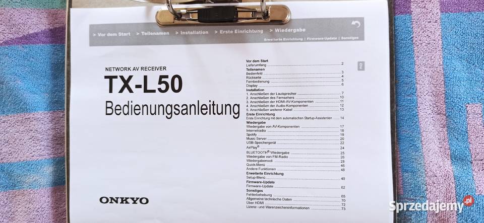Amplituner Sieciowy Kino Domowe ONKYO łódzkie Łódź