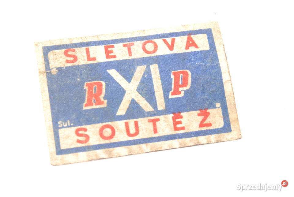 Stara etykieta zapałczana Czechosłowacja unikat Cieszyn sprzedam