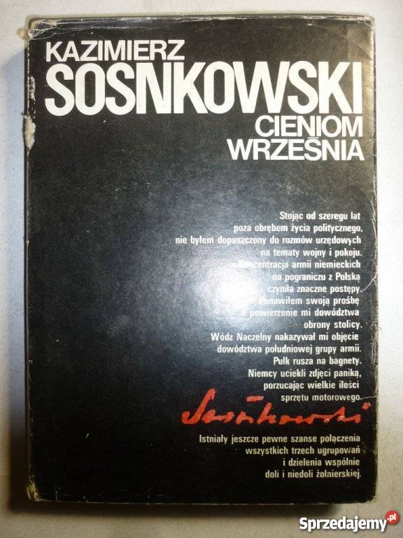 CIENIOM WRZEŚNIA KAZIMIERZ SOSNKOWSKI