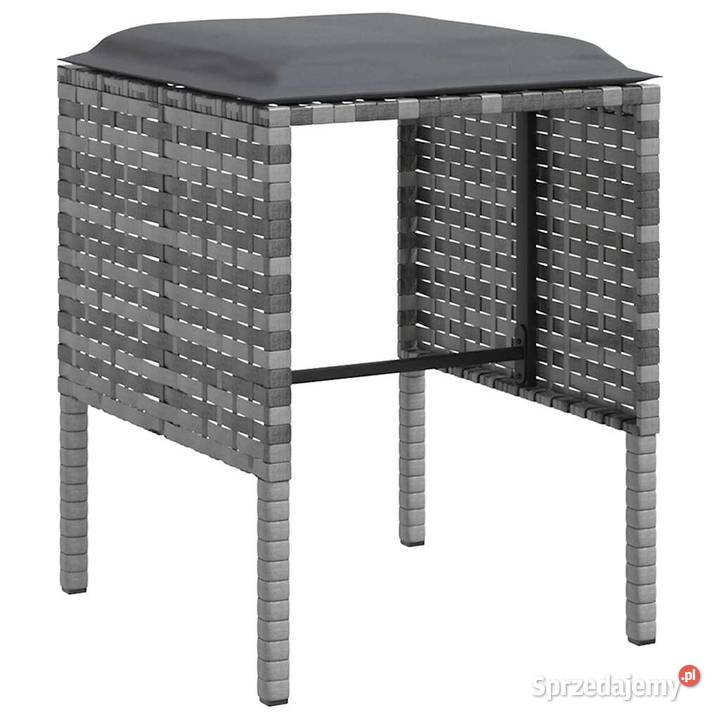 Zestaw mebli ogrodowych narożnik stolik pufy Wschowa