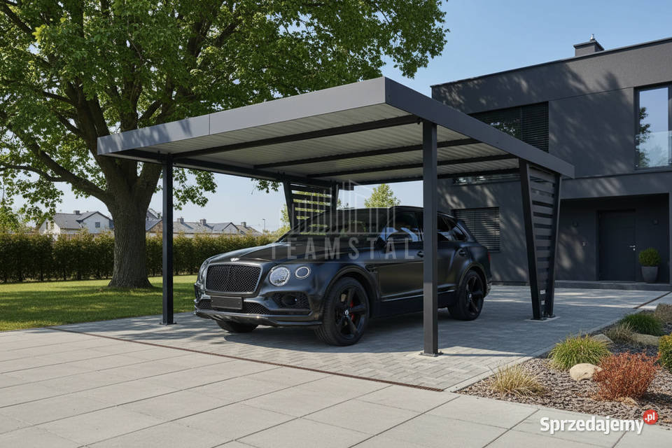 Carport V PREMIUM 5x5m Wypełnienie panelami Augustów