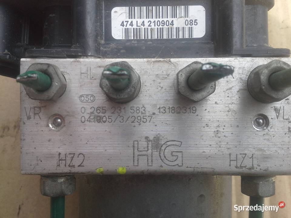 Opel Corsa C 10 pompa ABS 0265231583 0265800443 Dębno sprzedam