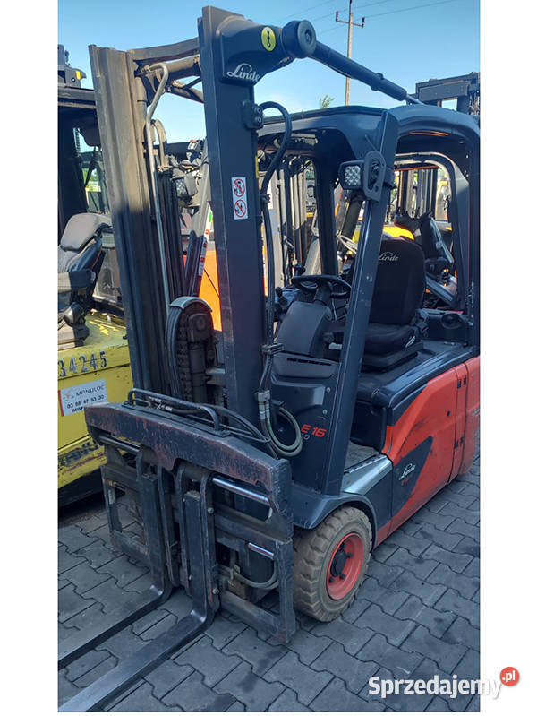 Wózek widłowy elektryczny Linde E1602 16 t Linde
