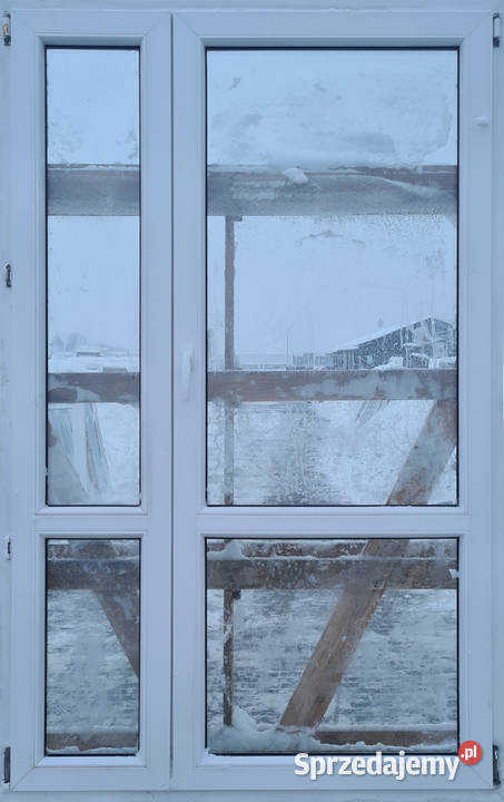 OKNA KacprzaK Okno TARASOWE 131X208 Używane PCV