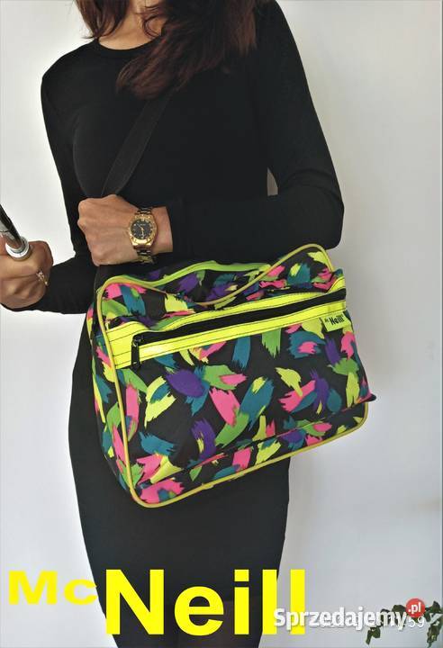 Sportowa torbashoper bag neonowa seledyn fiolet Radzyń Podlaski sprzedam