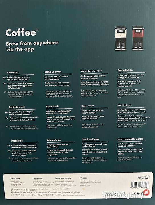 Ekspres do kawy Smarter Coffee Maker 2nd Warszawa sprzedam