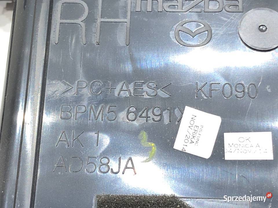 KRATKA NAWIEWU PRZÓD MAZDA 3 BM Hatchback sprzedam