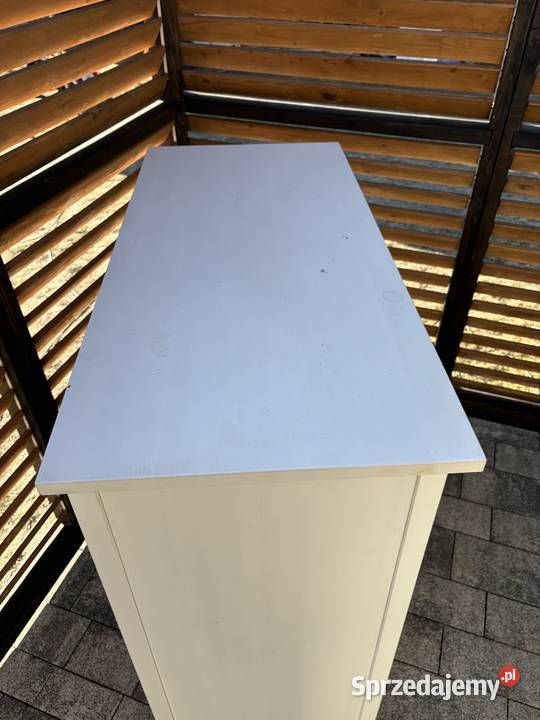 Komoda Hemnes 6 biała lite drewno Góra Bałdrzychowska-Kolonia