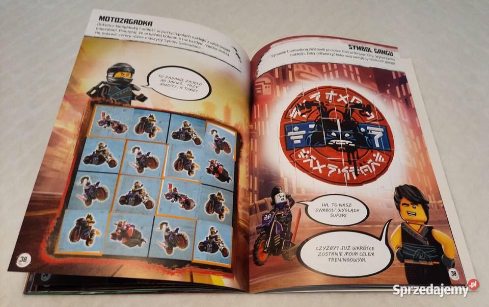 Lego Ninjago Naklejaj i Walcz Ameet Książeczki Czeladź sprzedam