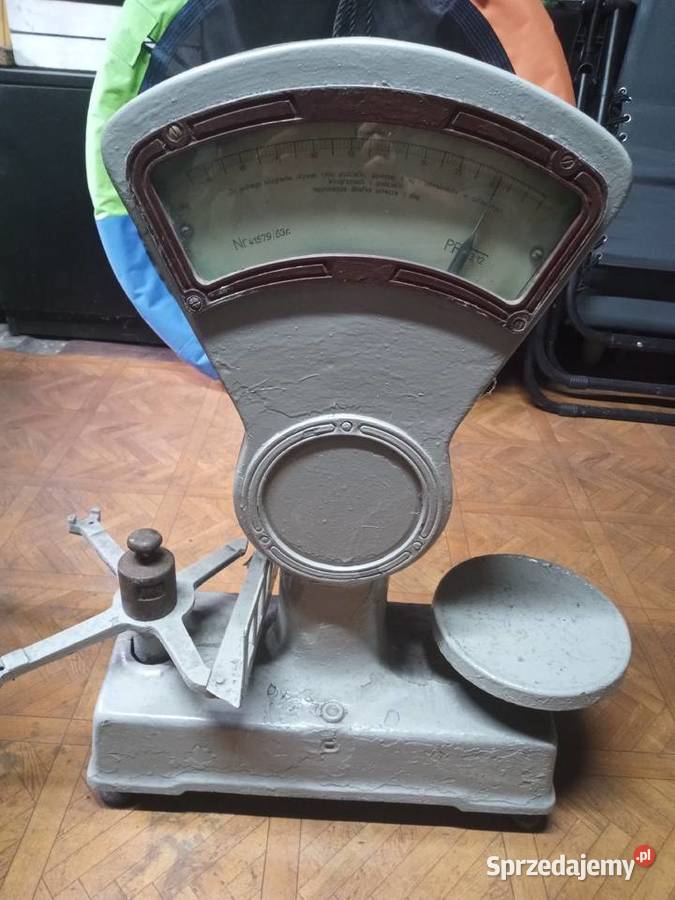 Waga sklepowa z 1963r PRL T312 Lubelskie Fabryki Tychy