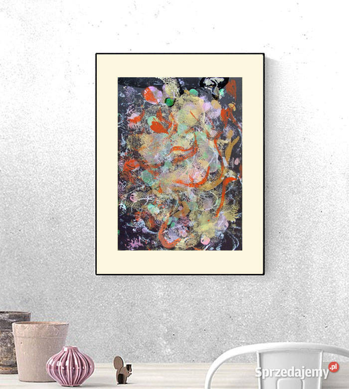 minimalizm obraz do sypialni abstrakcja rysunek Łódź