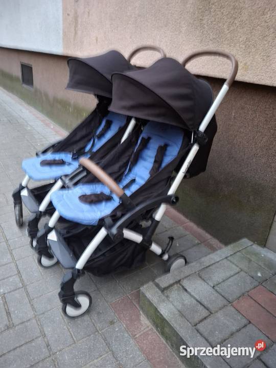 Wózek bliźniąt connect 2 magnetyczny czarny Spacerówki Poznań