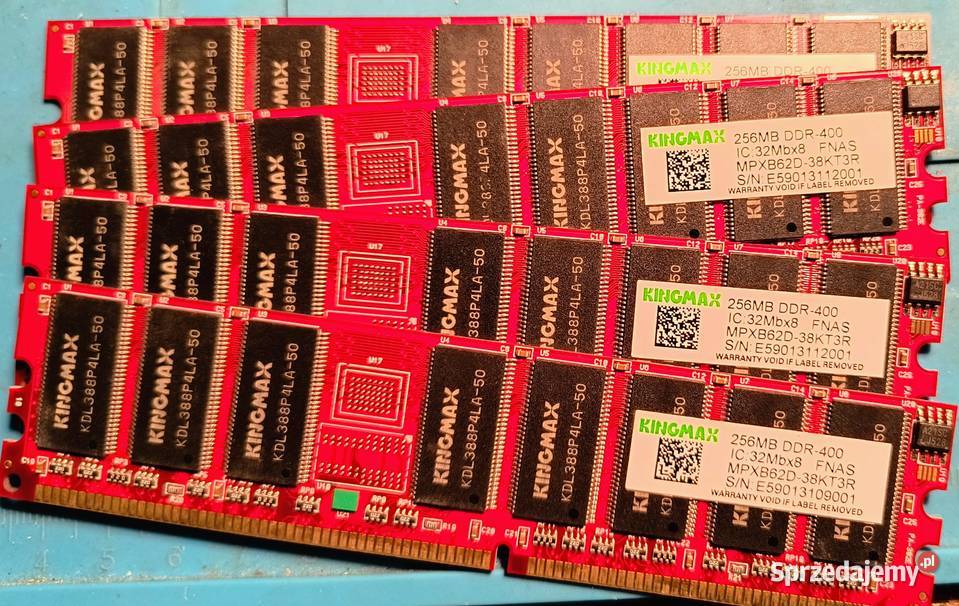 Kości pamieci ddr4 256 MB Bielsko-Biała