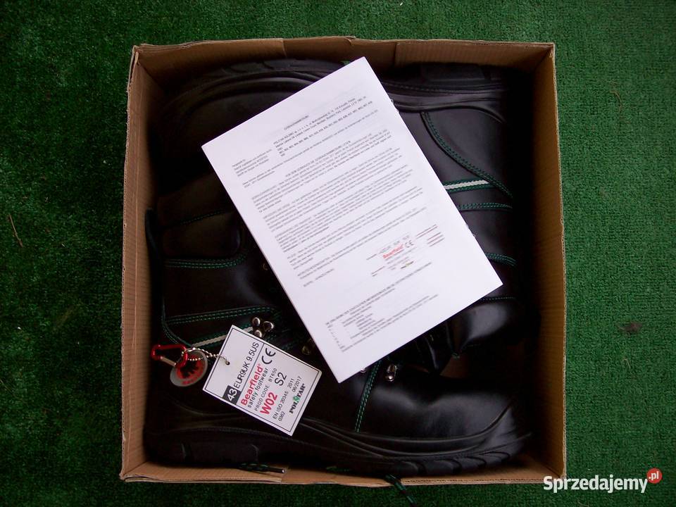 Buty Robocze Bearfield ochronne 43 NOWE W02 S2 Wałcz
