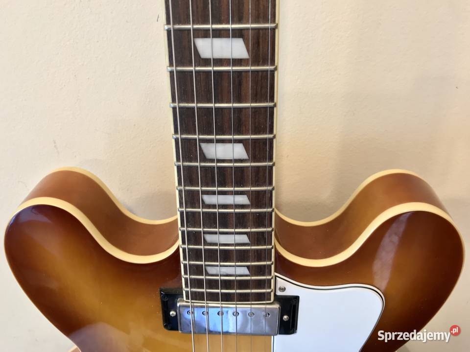 Epiphone Riviera Frequensator Royal Tan gitara praworęczna