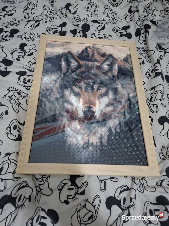Obraz diamentowy handmade wilk Zabłudów