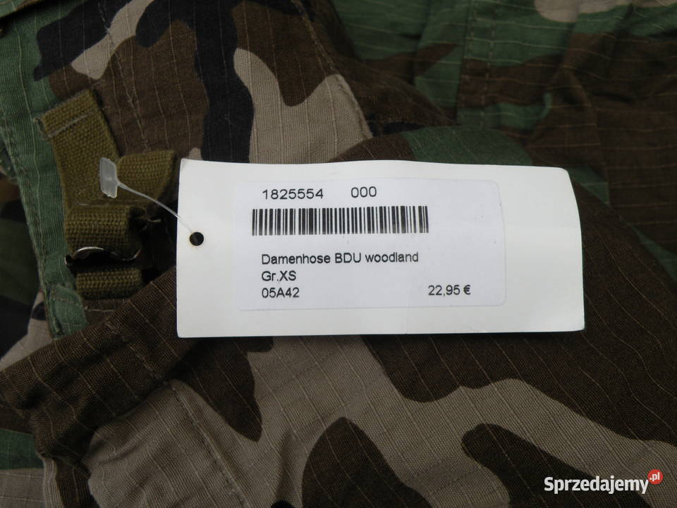 Spodnie BDU woodland MILTEC womens xs34 cotton Wrocław