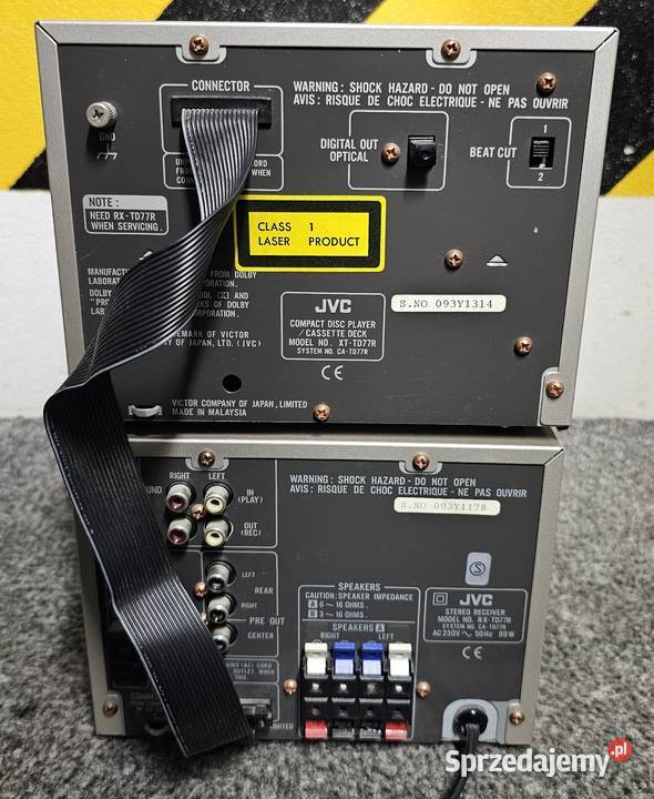 Wieża audio JVC EXTD77R