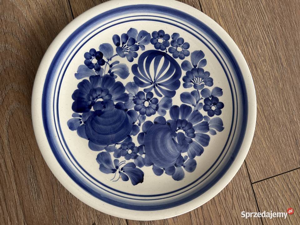 Głęboki talerz fajans Włocławek Pozostałe Ciepielów