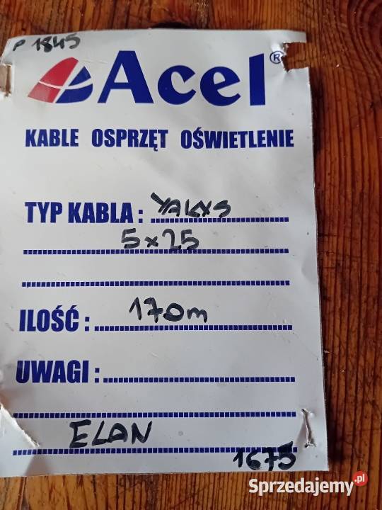 Przewód ziemny 5x25 Budowa Świdniczek sprzedam