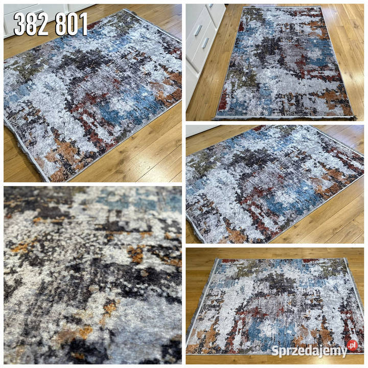 NOWOCZESNY DYWAN 130X190 PRINT 382801 CIENKI Białystok