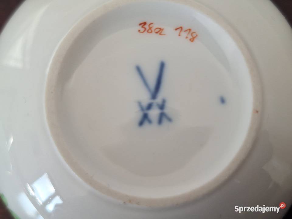 Puzderko szkatułka pojemnik na biżuterię Miśnia Gdańsk