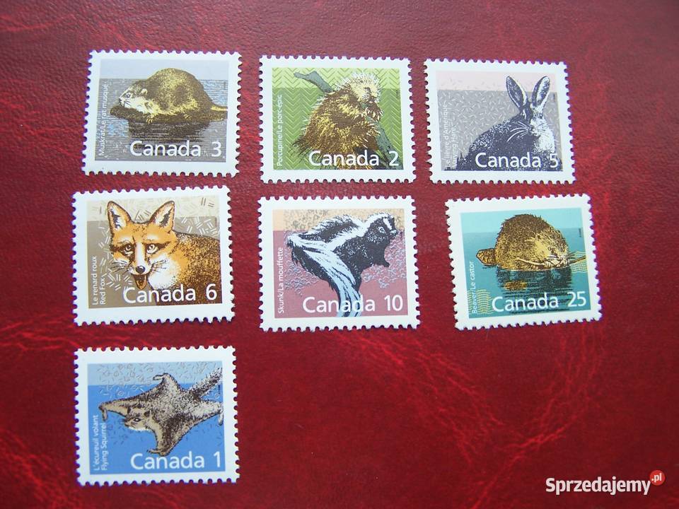 Kanada 1988 MNH Mi 110208 Fauna Zwierzęta Filatelistyka Tychy