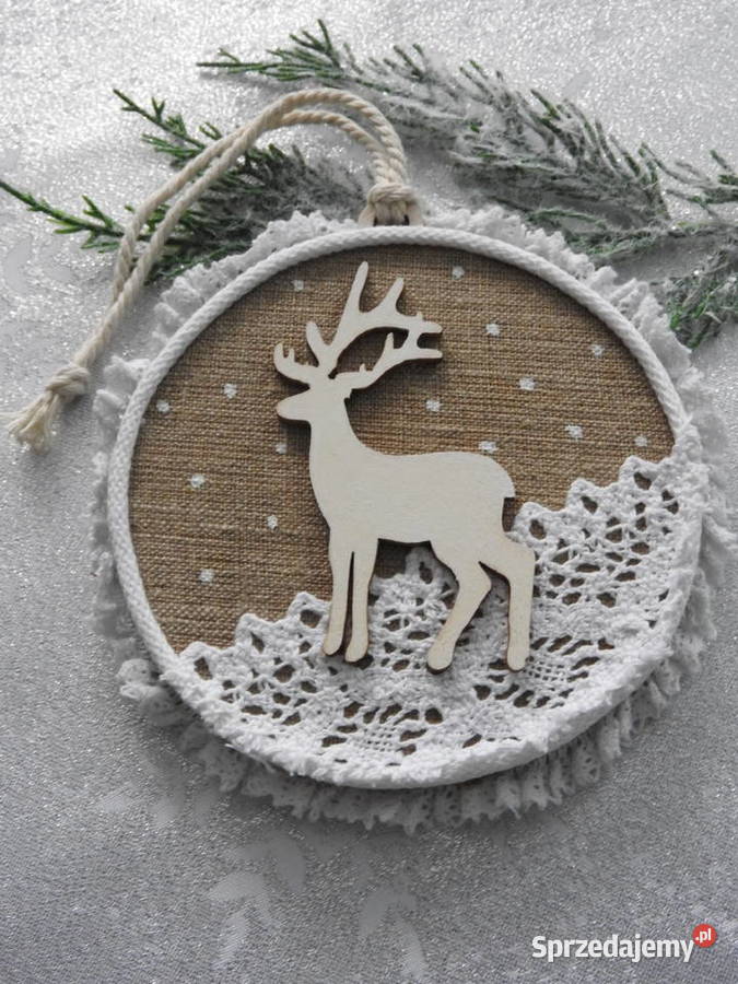 Zawieszka medalion boho rękodzieło prezent Boże Narodzenie Bytom