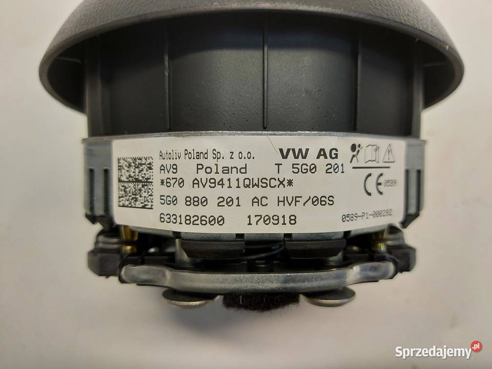 VW Arteon 3G8 2018r PODUSZKA POWIETRZNA KIEROWCY dolnośląskie