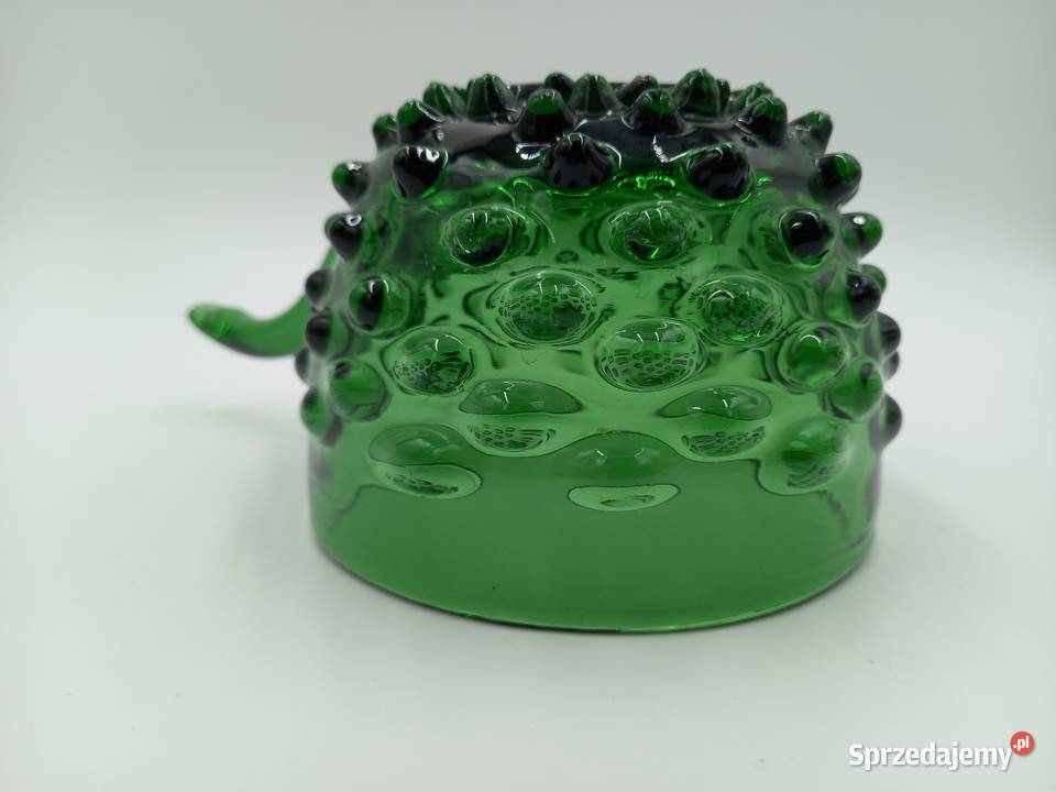 Murano patera szmaragdowe grube szkło Wrocław