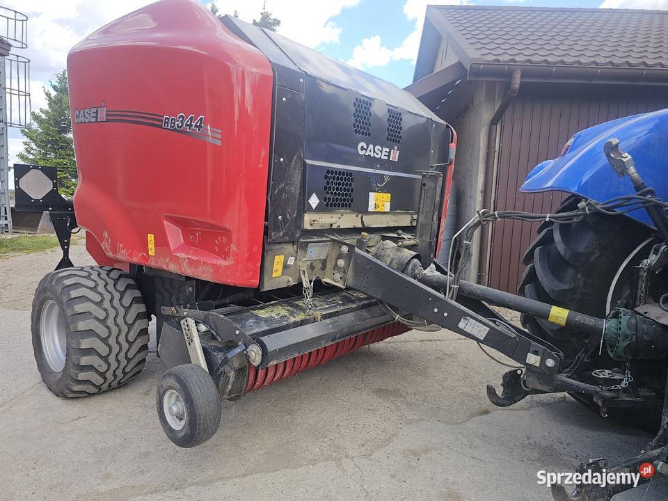 Prasa Case Rb344 RC 2022r rotor noże 100 sprawna Case IH Głowno