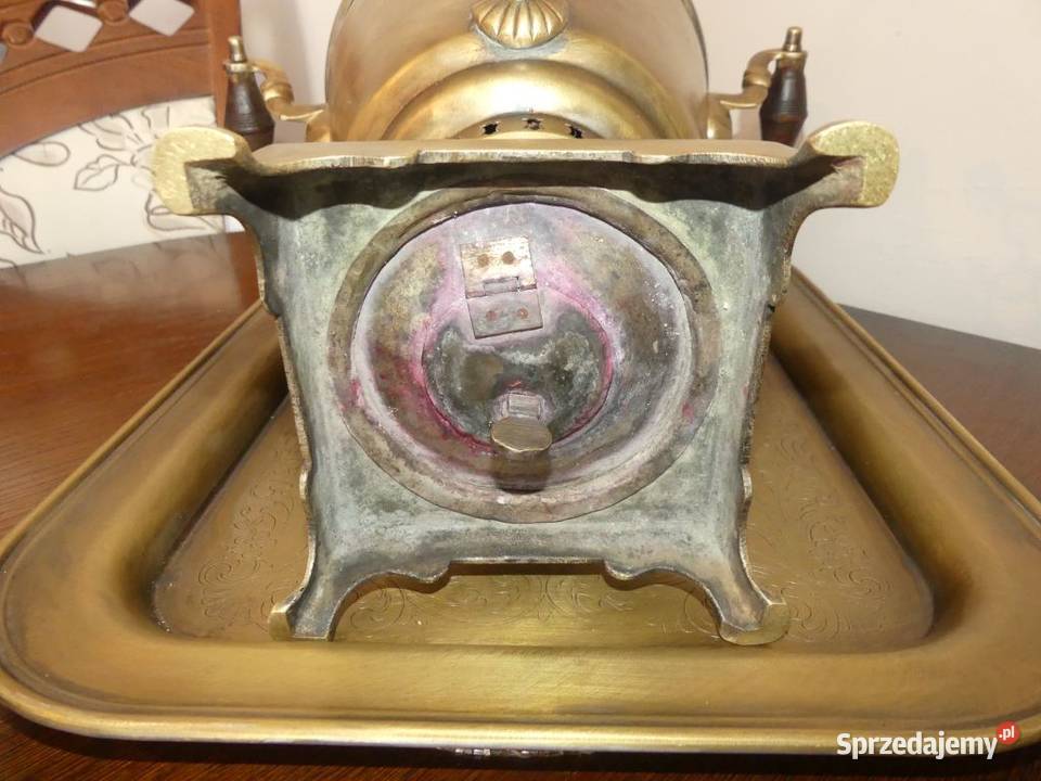 Dekoracyjny samowar braci Woroncow Tuła XIX wiek wielkopolskie Poznań