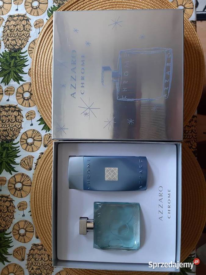 Azzaro Chrome perfumy 100ml szamponźle 200ml 100 Podkowa Leśna sprzedam