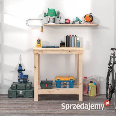vidaXL Stół roboczy 80x50x80 lite drewno Stoły Warszawa