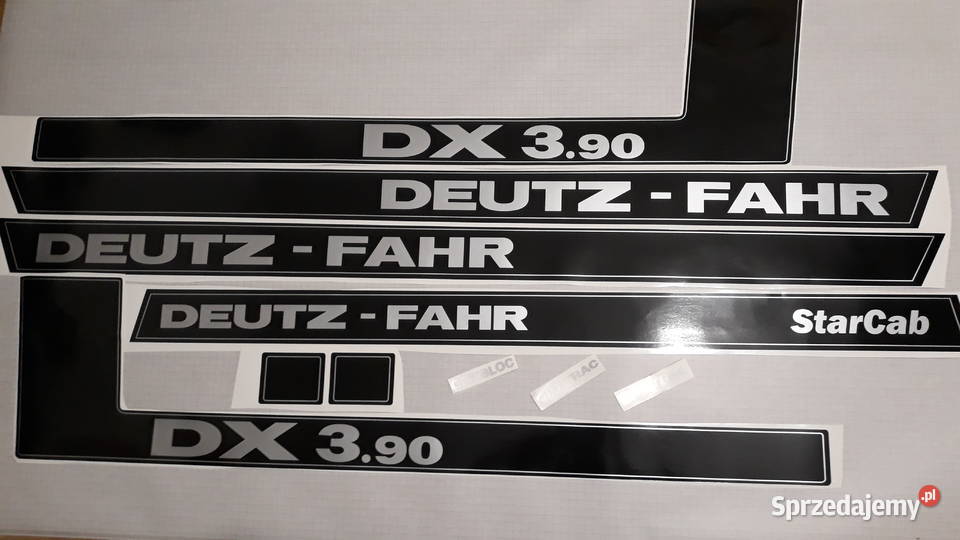 Naklejki na traktor DEUTZFAHR Dx 610 Dx 390 Wola Wiewiecka