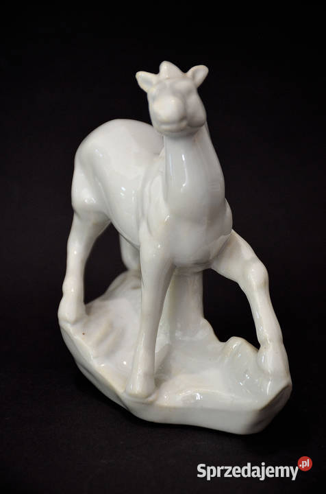 Porcelana Koń bez sygnatury Środa Wielkopolska