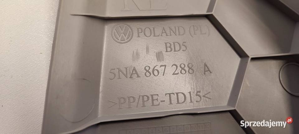 VW TIGUAN II OSŁONA SŁUPKA PRAWA 5NA867288A