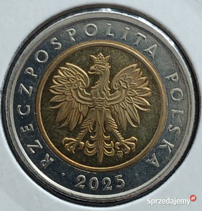 5 Złotych 2025 r błąd mennicy mennicze wielkopolskie