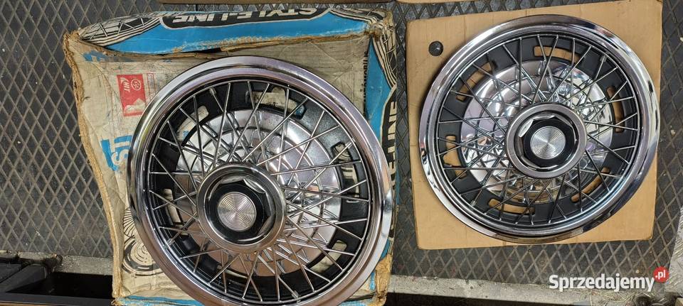 NOWE KOŁPAKI CHROM METAL SZPRYCHY USA 14 GMC Motoryzacja Świdnica