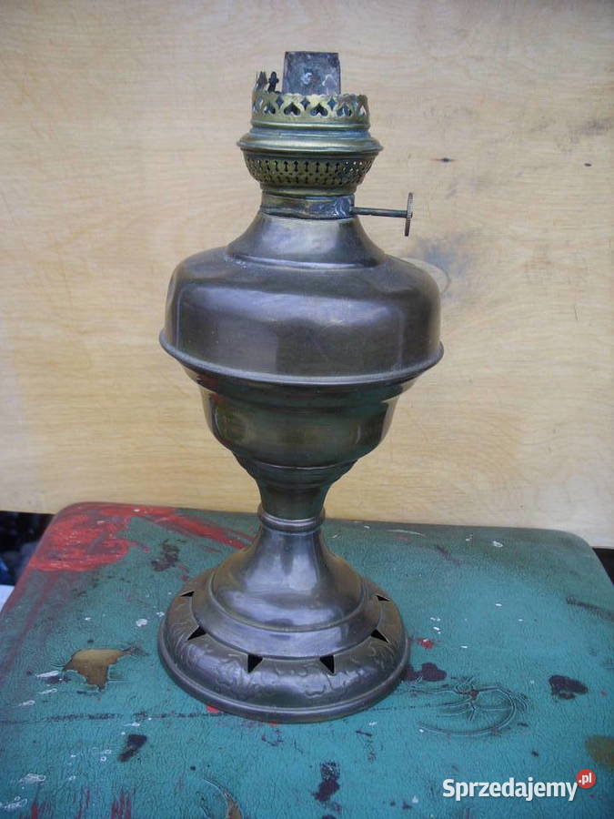 Stara mosizna lampa naftowaKOSMOS Wołów