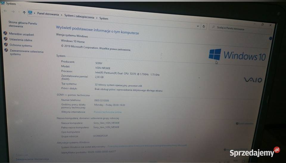 Laptop SONY VAIO Ładny stan Sprawny 100 Warszawa