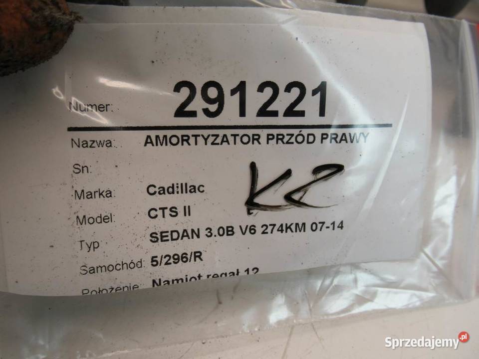 AMORTYZATOR PRZÓD PRAWY CADILLAC CTS 30