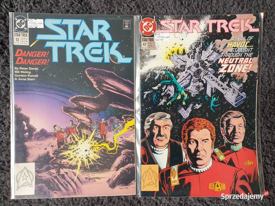 Star Trek kolekcja 20 komiksów DC 19901995 pomorskie Gdynia