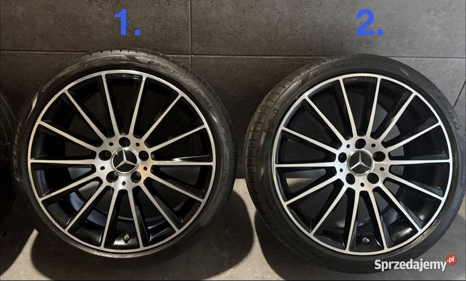 19 AMG Mercedes w205 oryginalne dwie szerokości Samochodowe Lubasz